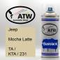 Preview: Jeep, Mocha Latte, TA / KTA / 231: 400ml Sprühdose, von ATW Autoteile West.